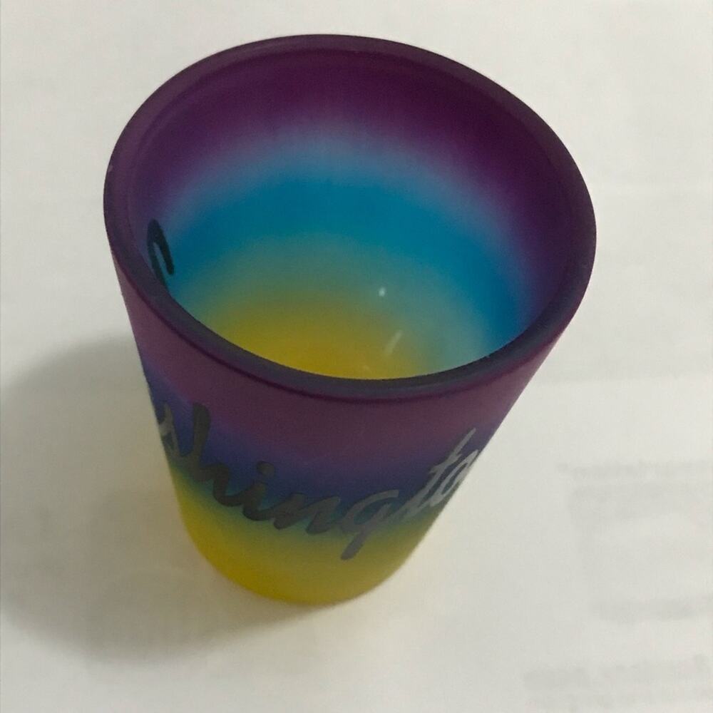 Washington Purple, Blue & Yellow Shot Glass - Picture 2 of 4